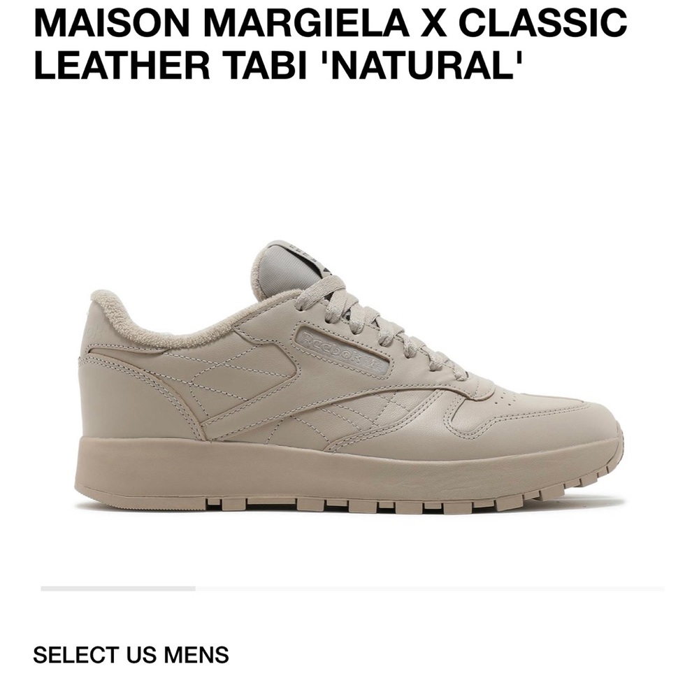 Maison Margiela Rebook Colab Mens Size 10 NEW